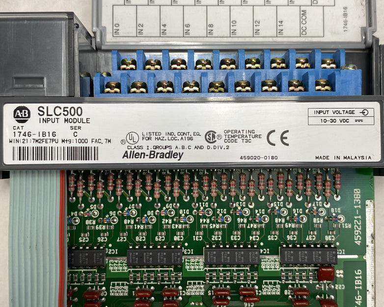 Allen-Bradley SLC500 Input Module 1746-IB16 Ser. C - Untested Lot of 4