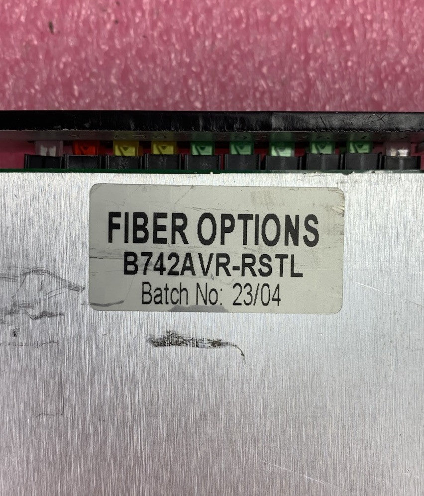 GE Fiber Options B742AVR-RSTL Digital Audio/Video Transmitter8