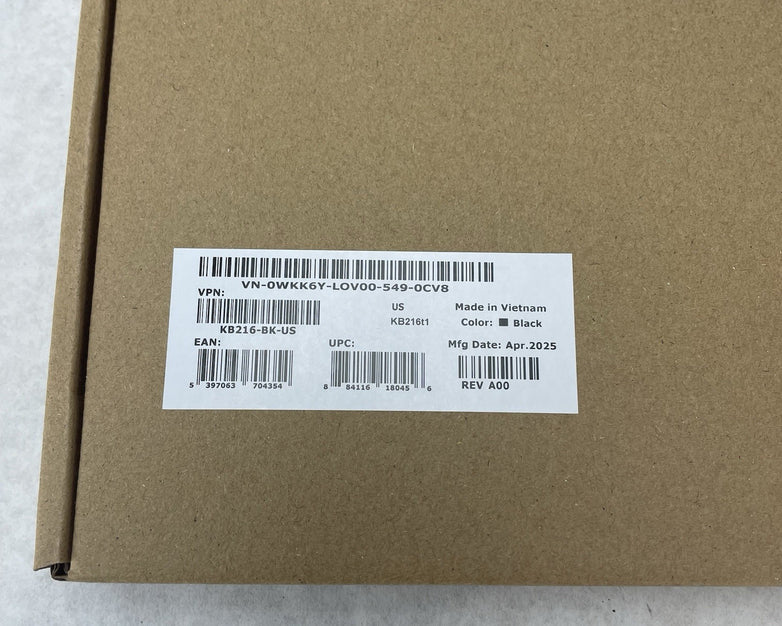 Dell KB216-BK-US Wired USB Keyboard Lot of 8