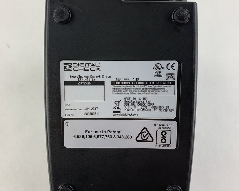 Digital Check SSX1-ELITE Expert Elite USB Check Scanner Tested w/ Power Supply