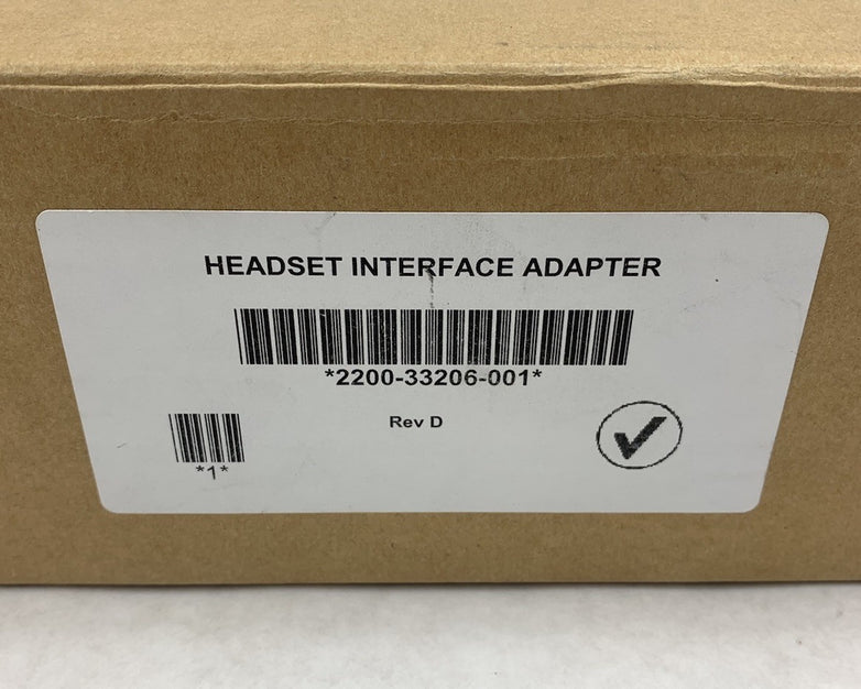 Polycom 2201-33206-001 Rev B Headset Interface Adapter
