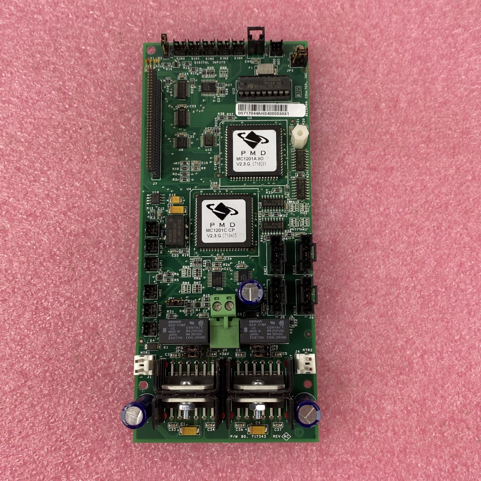 Beckman Coulter 717343 Rev AC Specialized Electronic Control Circuit Board1