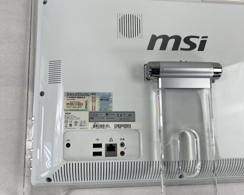 MSI AIO MS-6638 Intel Atom 330 1.60GHz 2GB RAM No HDD No OS