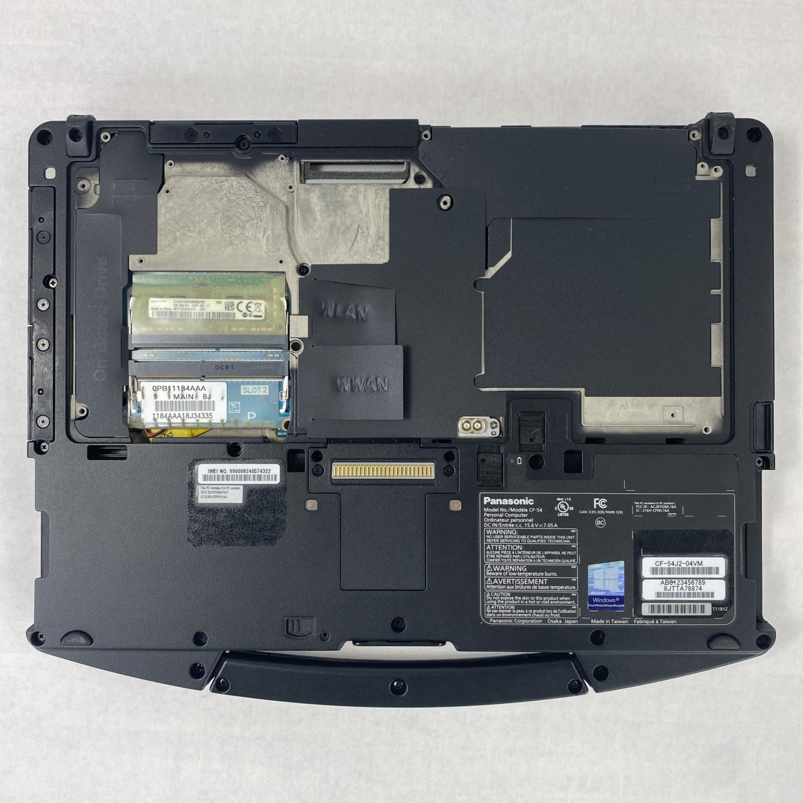 Panasonic Toughbook CF-54 14" Touch i5-7300U 2.6GHz 8GB RAM No Battery No HDD/OS