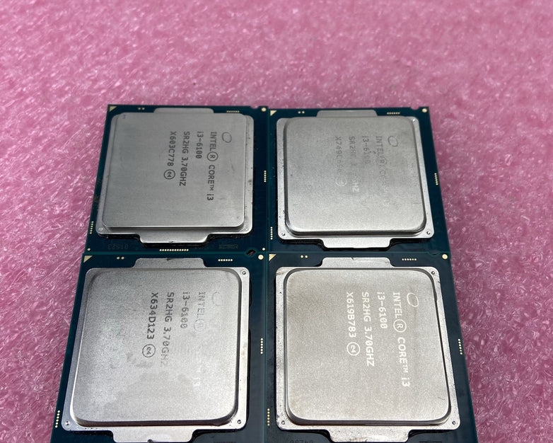 Intel Core i3-6100 SR2HG 3.7GHz Desktop Processor Lot of 4
