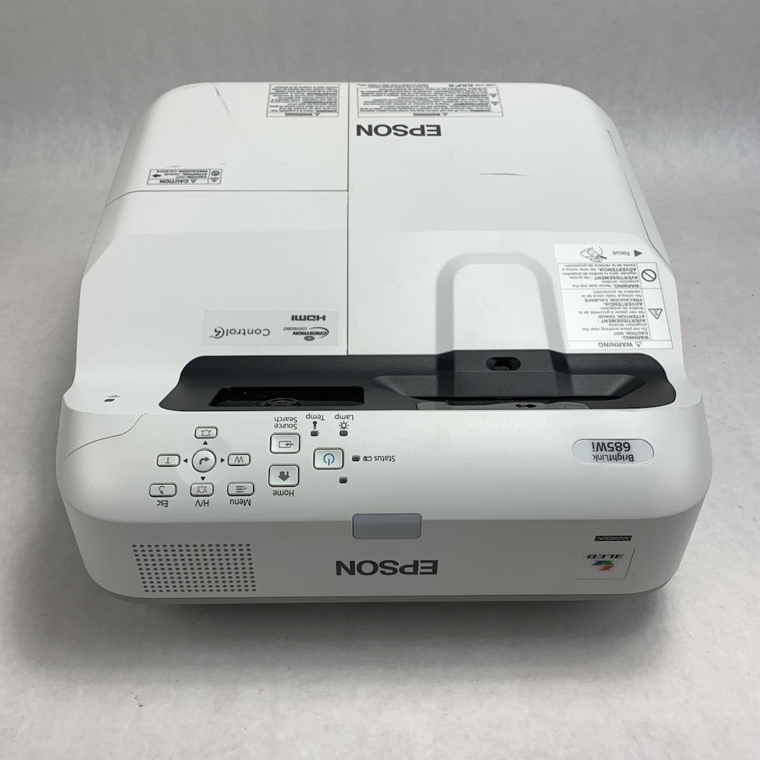 Epson H741A BrightLink 685Wi LCD Projector 441 Lamp Hours - No Remote3