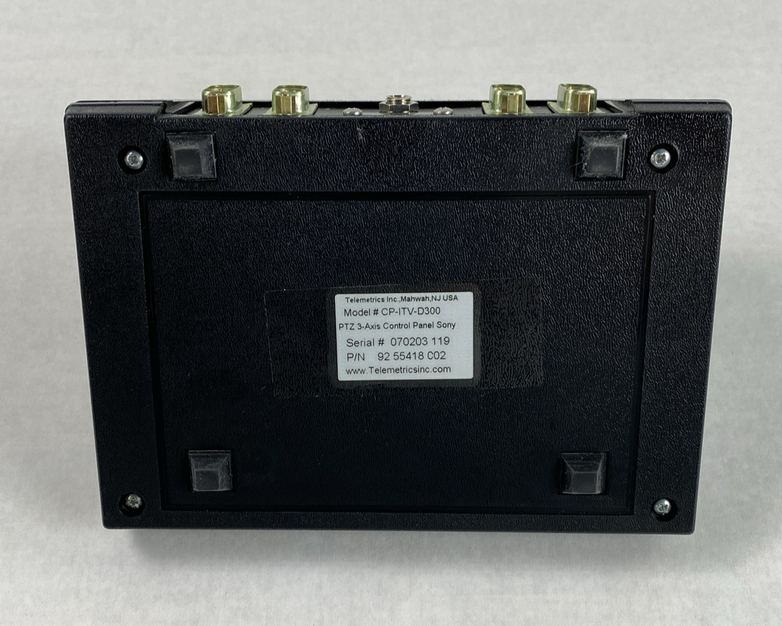 Telemetrics CP-ITV-D300 Camera Control Panel No AC Adapter Untested