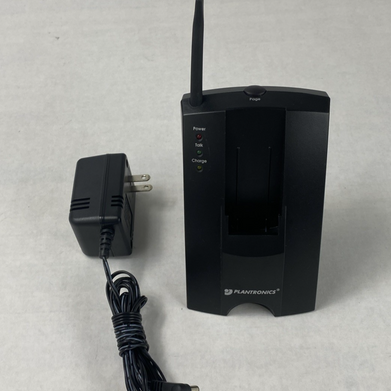 Plantronics Model CT10 Cordless Telephone Phone Headset Base w/ AC Adapter