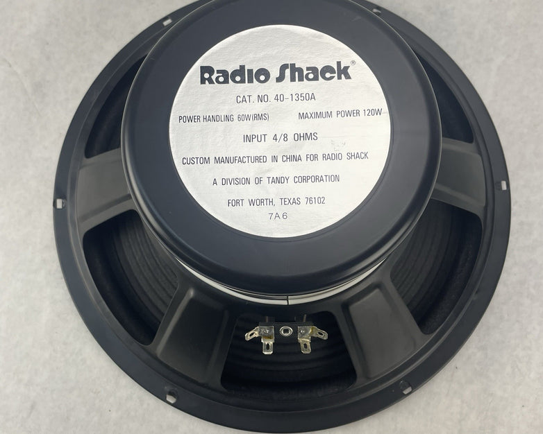Radioshack 40-1350A Woofer 10" – Tested Working – Vintage Radio Shack Speaker