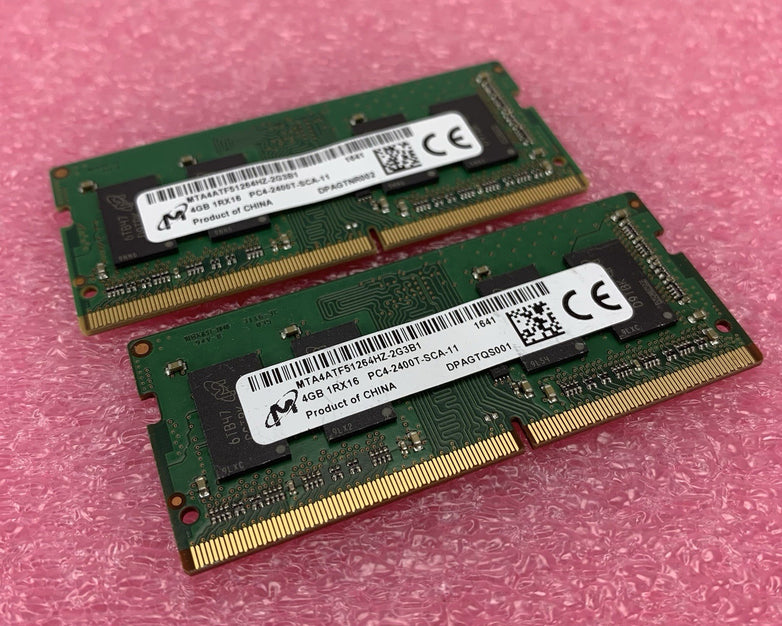 Micron MTA4ATF51264HZ-2G3B1 PC4-2400T-SCA-11 4GB 1Rx16 Desktop Memory RAM Lot 2