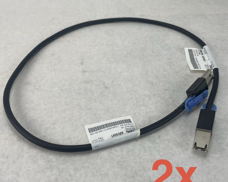 IBM 44V4041  Mini SAS Lot of 2
