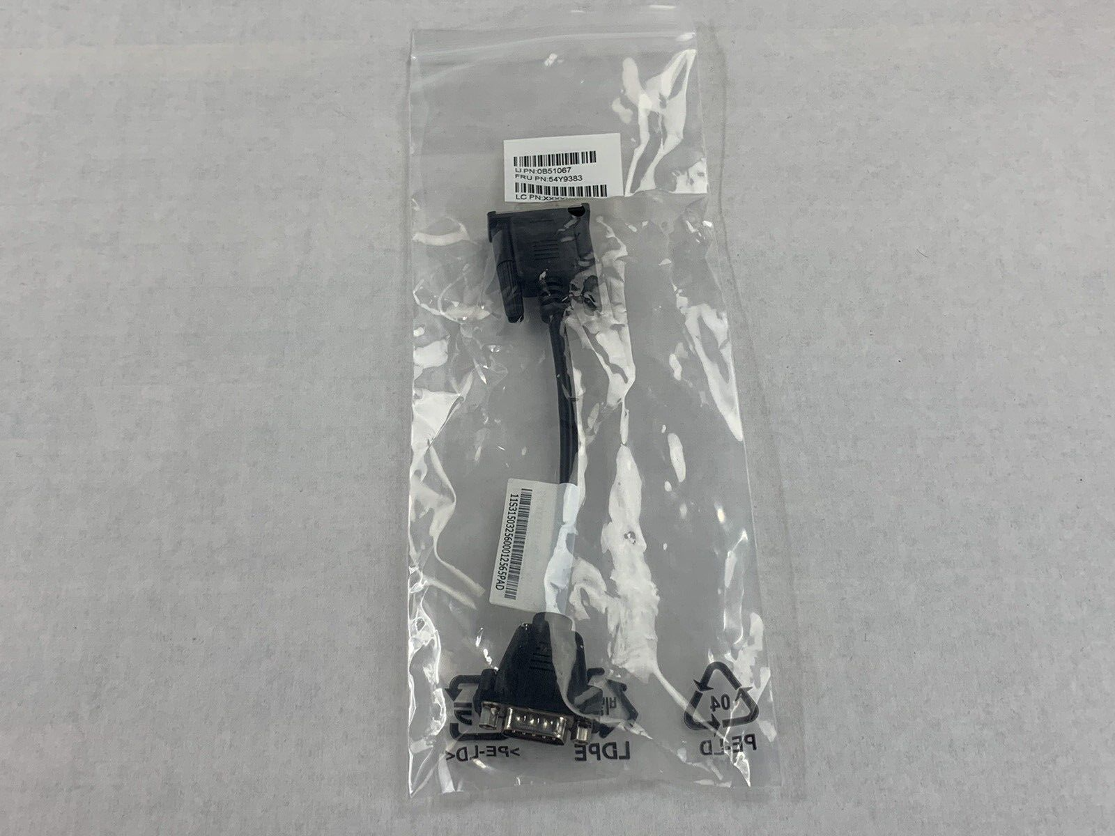Lot of (30) Lenovo 54Y9383 9-Pin M-F Converter Adapter