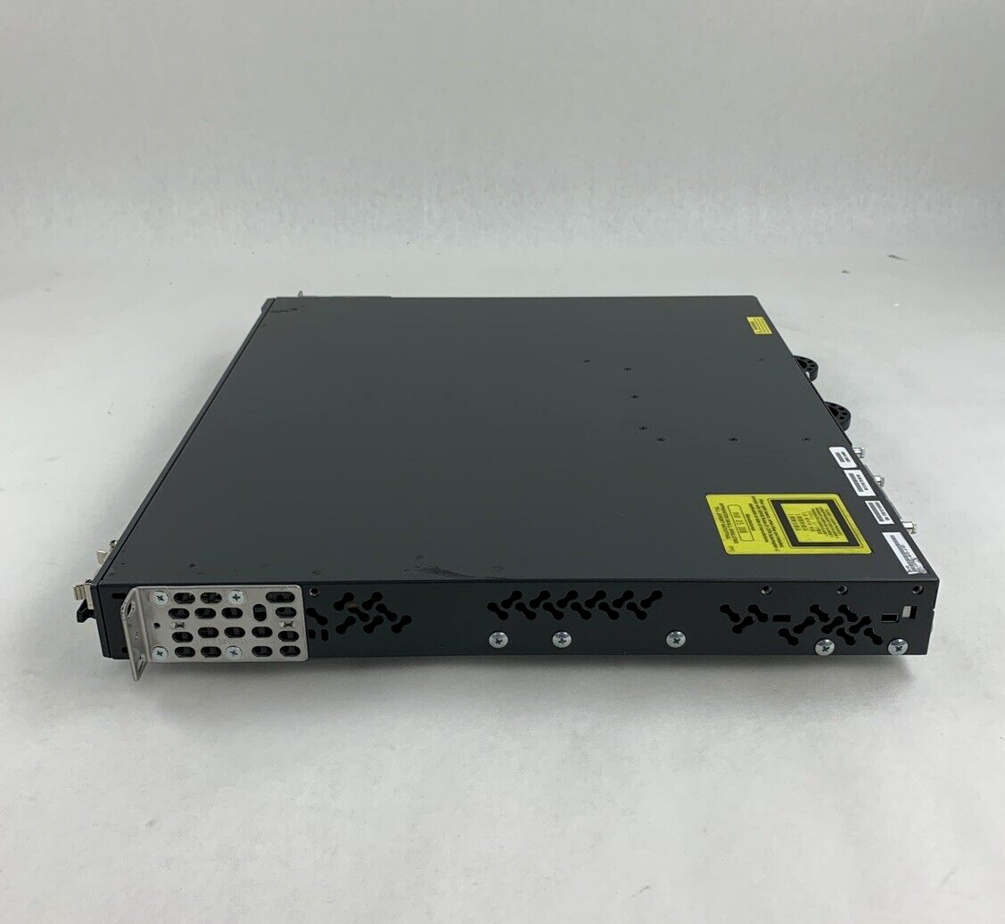 Cisco WS-C3750E-48TD-S V01 48-Port Gigabit Switch Tested Reset