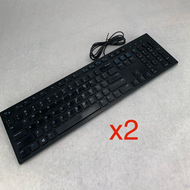 Dell KB216p Wired Keyboard 06WMN0 (Lot of 2)