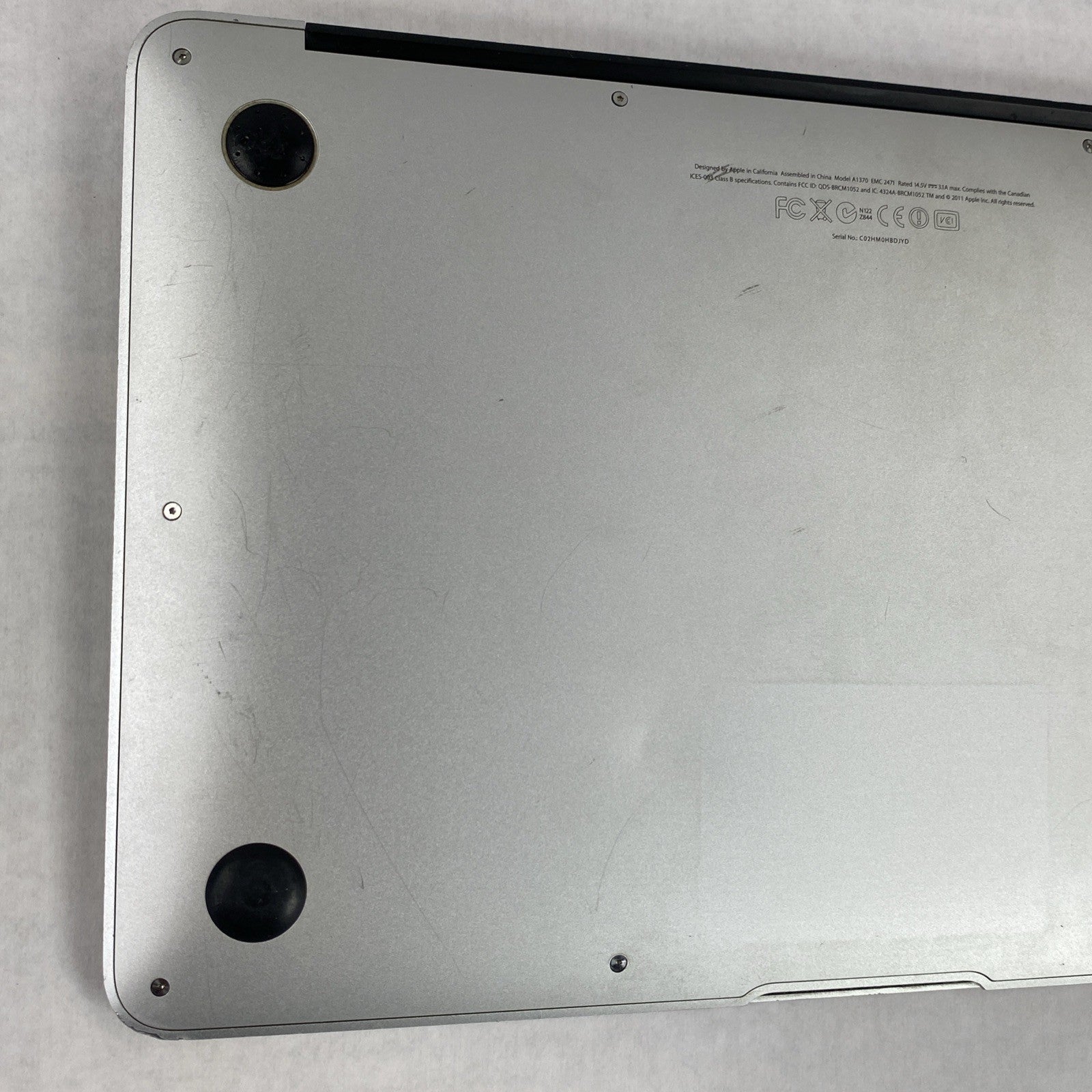 Apple MacBook Air A1370 2011 11" 1.6GHz Core i5 4GB RAM 120GB SSD os10.7.5