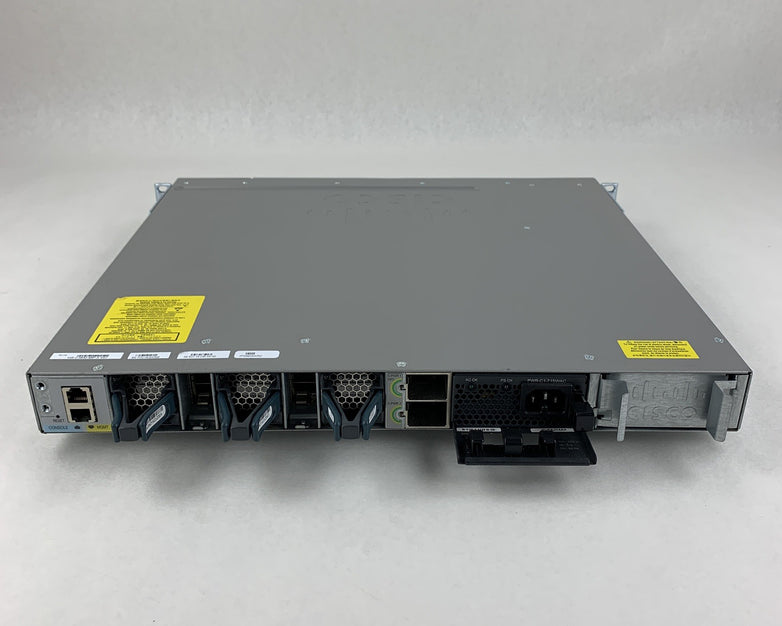 Cisco WS-C3850-48P-S V07 Catalyst 3850 w/ C3850-NM-4-1G Switch Tested Reset