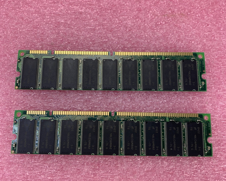 Micron 256MB SDR SDRAM PC-100 Server RAM MT18LSDT3272AG10EG3 - Lot of 2