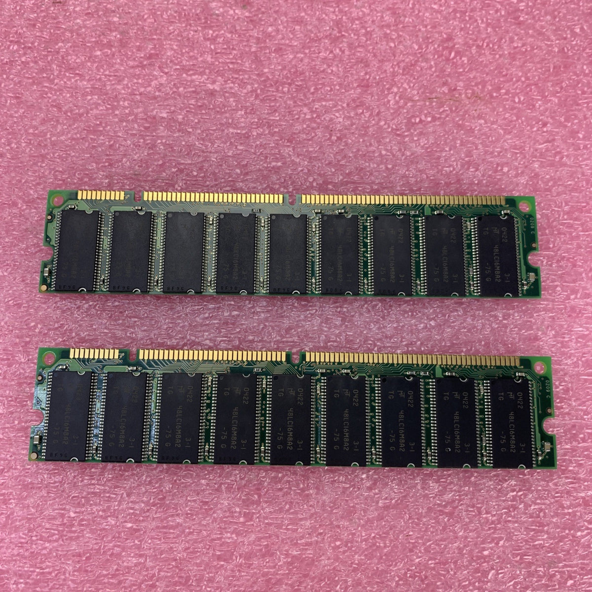 Micron 256MB SDR SDRAM PC-100 Server RAM MT18LSDT3272AG10EG3 - Lot of 24