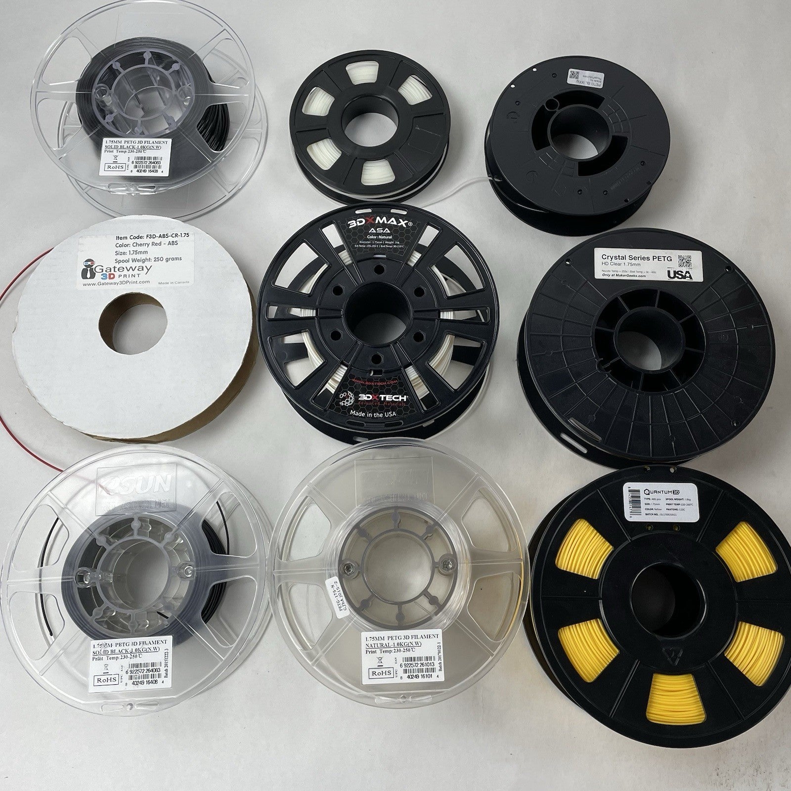 Large Assorted Box of 1.75MM PLA Filament