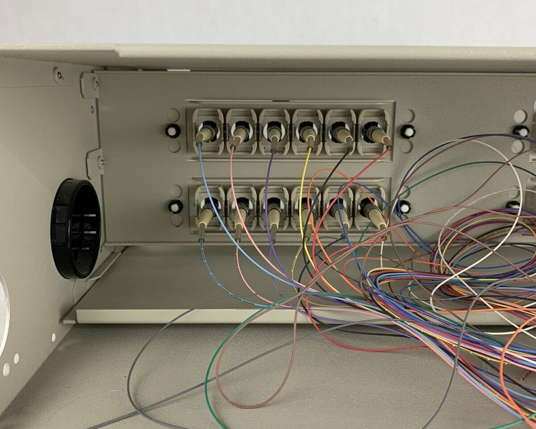 Siecor FDC-CMH-024 Rack Mount Jumper Storage Fiber Cabinet w/ Rack Ears