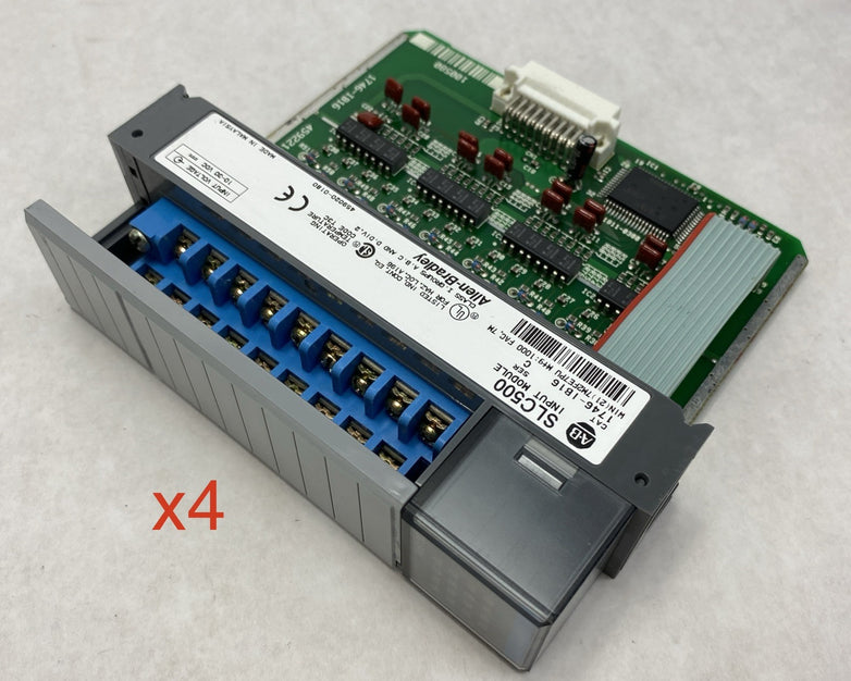 Allen-Bradley SLC500 Input Module 1746-IB16 Ser. C - Untested Lot of 4