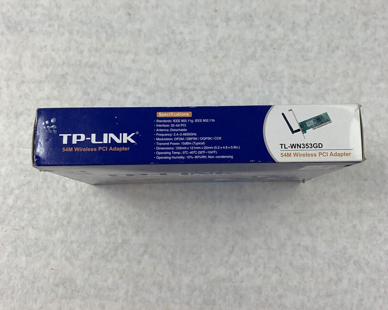 TP-Link 54M Wireless PCI Adapter TL-WN3533GD