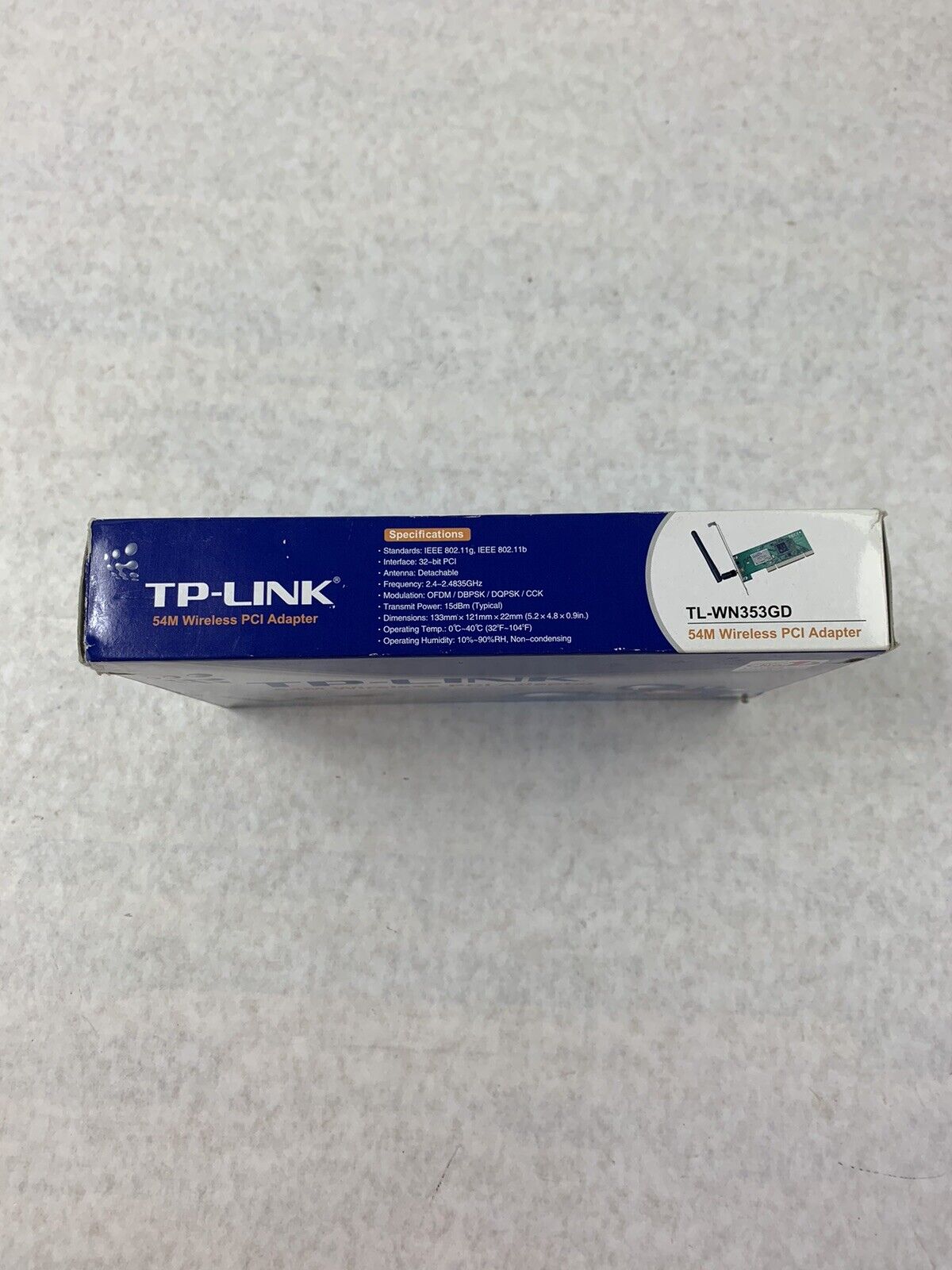 TP-Link 54M Wireless PCI Adapter TL-WN3533GD