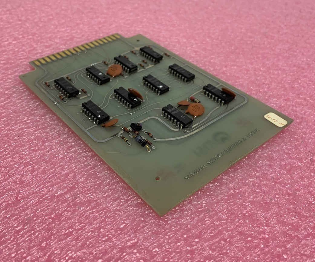 MSI Vintage 1975 Manual Switch Buffers & Logic 24866 Micromedic Card