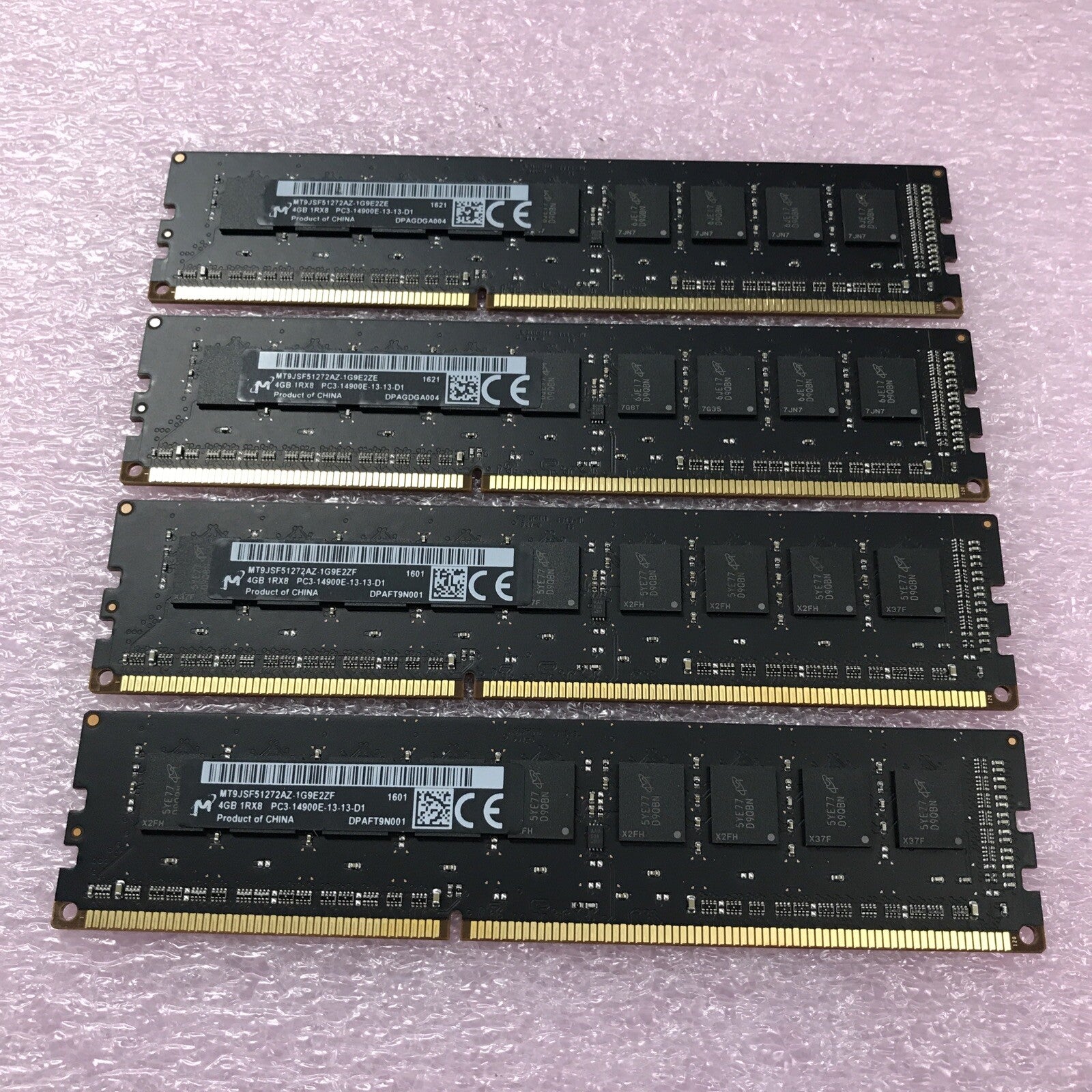 Micron 16GB 1Rx8 PC3-14900E-13-13-D1 Ram MT9JSF51272AZ-1G9E2ZF0