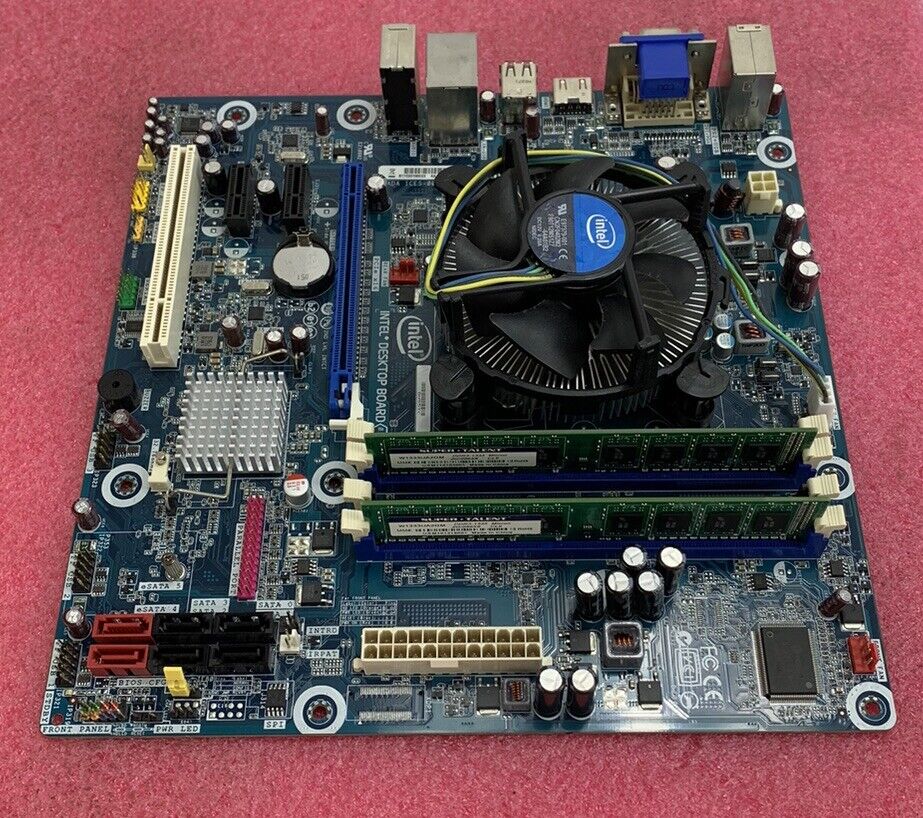 Intel DH55TC Motherboard Intel Core 2 Duo Q9800 2.66GHz 2GB RAM w/ Shield