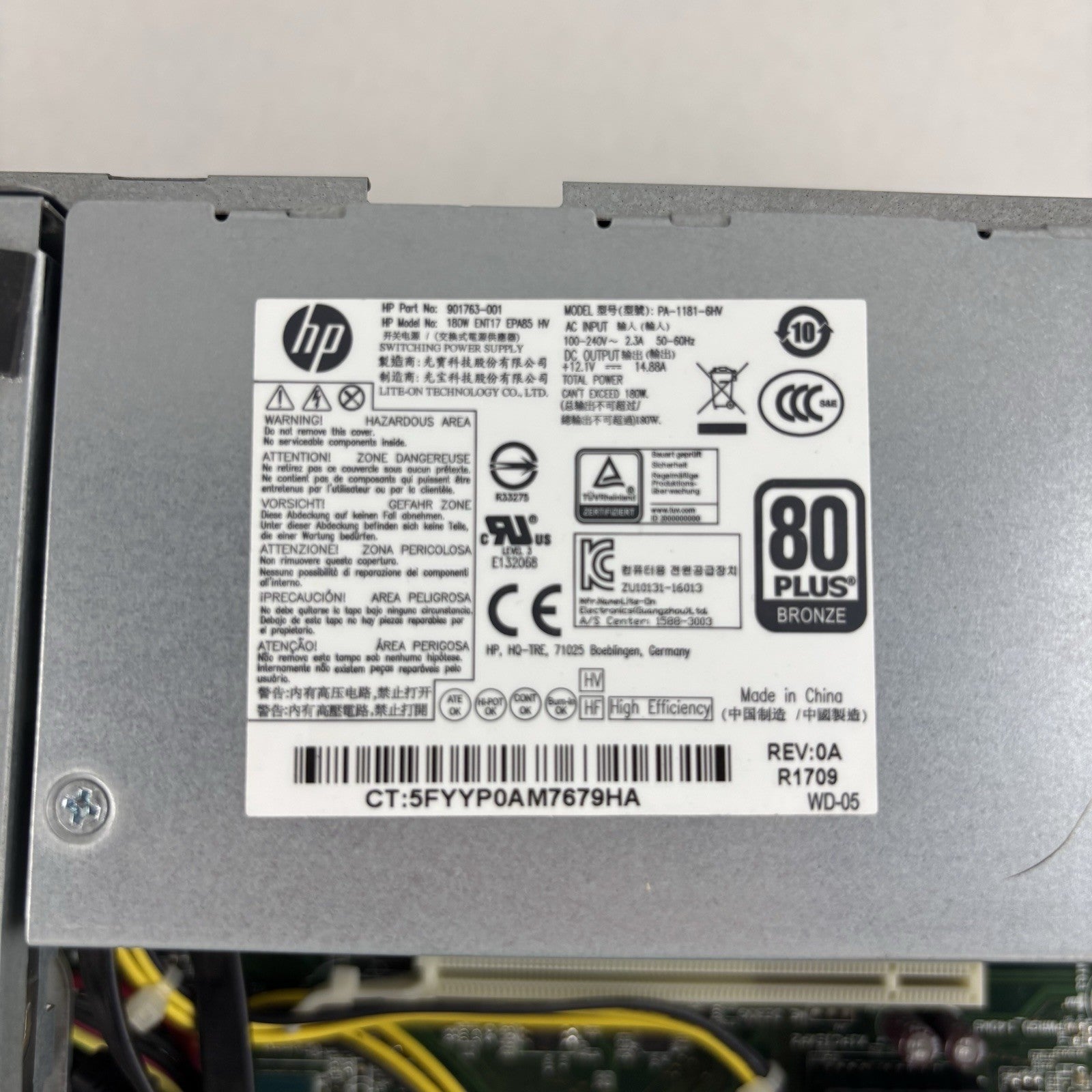 HP EliteDesk 800 G3 SFF Desktop i7-7700 3.6 GHz 12 GB Ram No OS No HDD