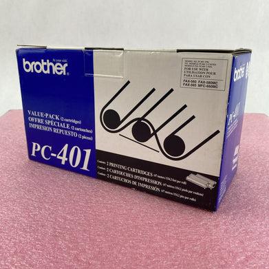 Brother PC-401 Printing Cartridges Value pack 2 Cartridges