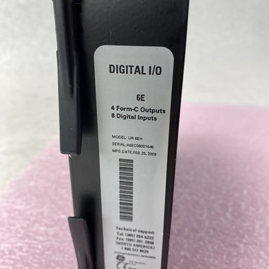 GE Multilin 12A0-0006-C6 Sensitive Ground Digital I/O 6E General Electric UR6EH