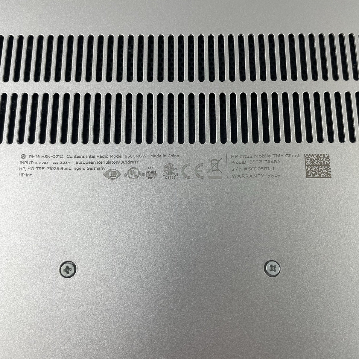 HP mt22 14" Celeron 5205U 1.90 GHz 8 GB RAM No SSD/OS/AC15