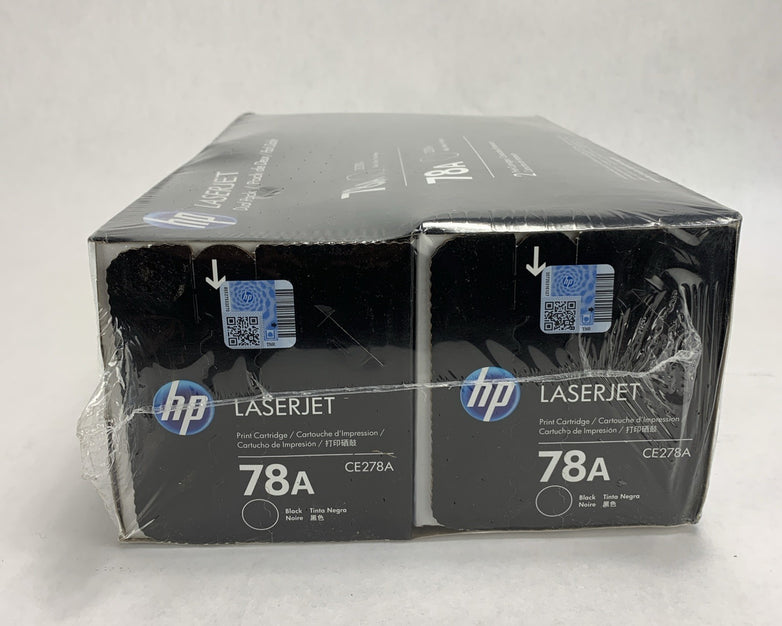 HP LaserJet 78A CE278A  Black Toner Cartridges for Laserjet Pro P1566 - Two pack