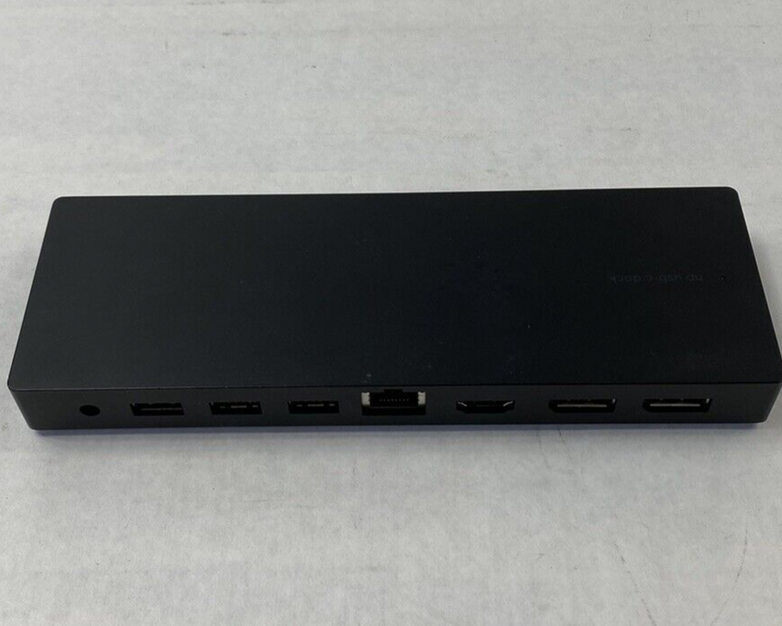 Lot of 3 HP Elite HSTNH-U601USB-C Docking Station Power Tested No Power Cord