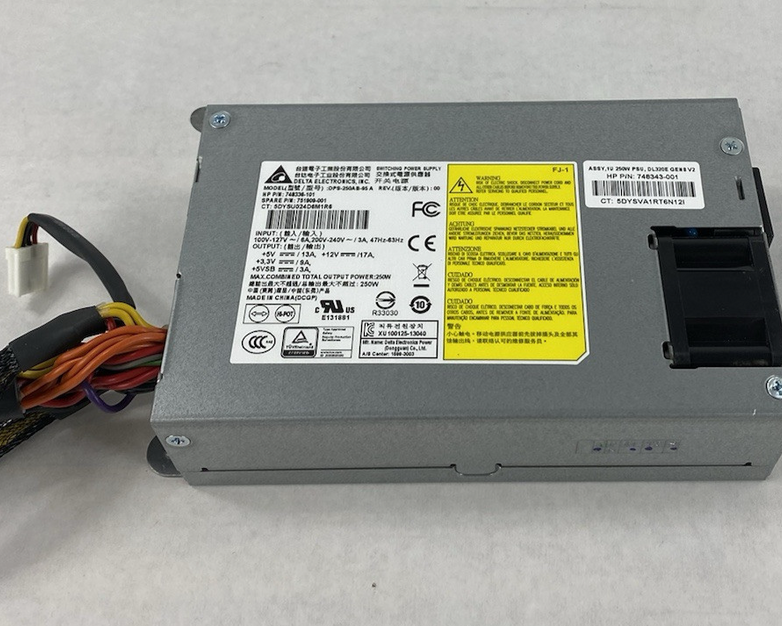 Delta Electronics DPS-250AB-95 A 250W Switching Power Supply