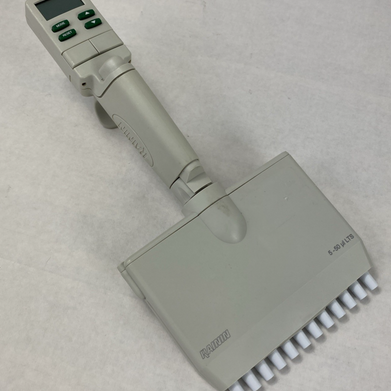 Rainin EDP3-Plus 5-50 uL LTS 12-Channel Digital Pipette Untested
