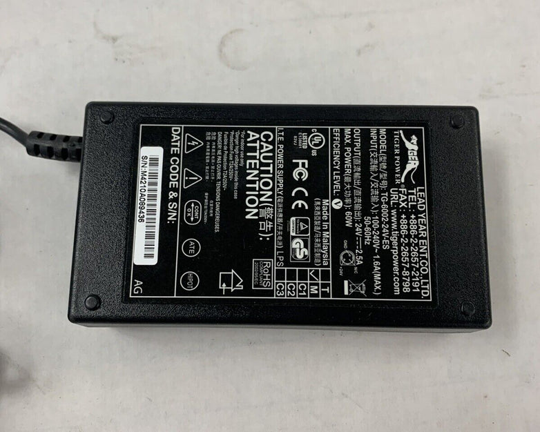 Lot of 10 Tiger TG-6002-24V-ES AC Adapter