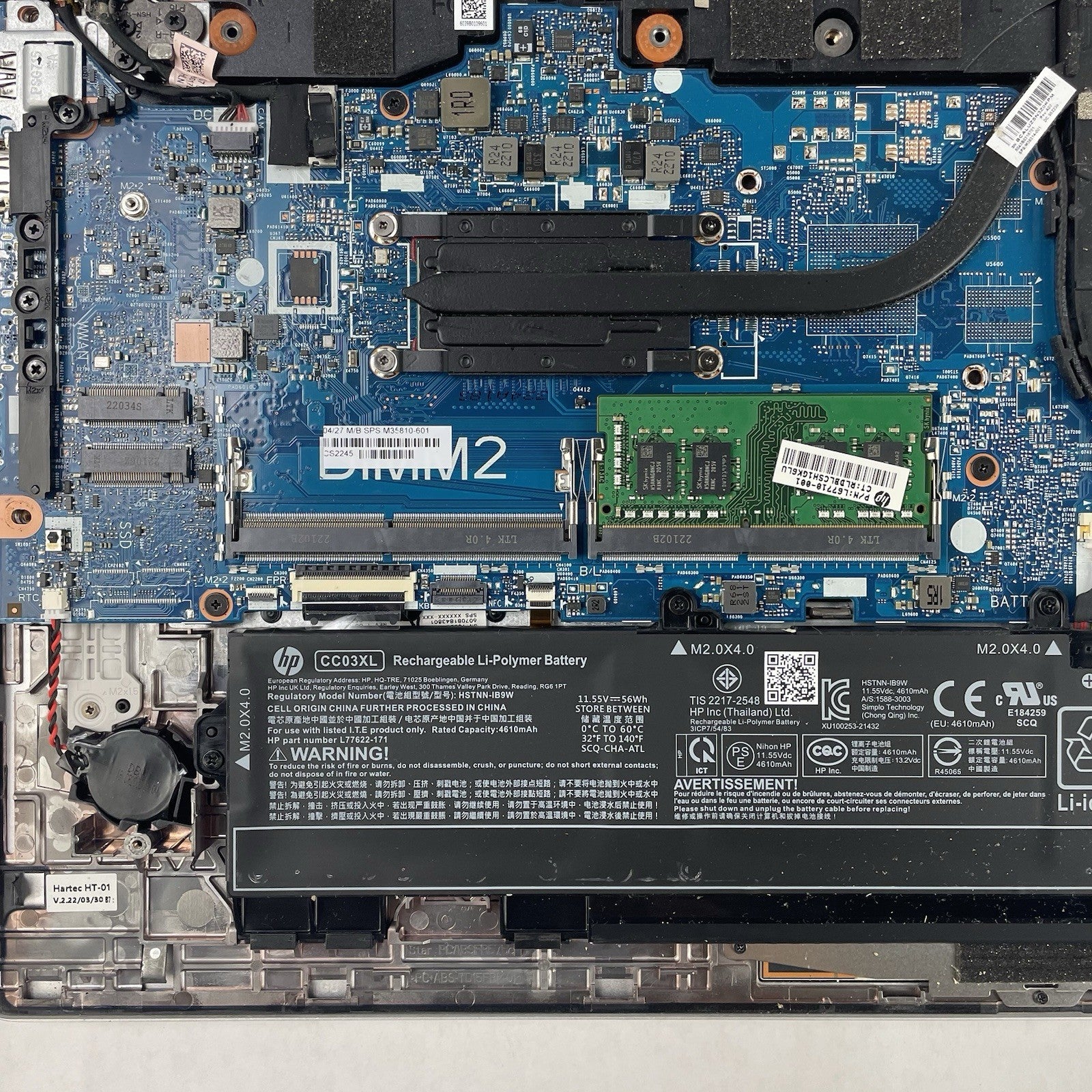 HP EliteBook 850 G8 15.6" i7-1185G7 3.00 GHz 16 GB RAM No SSD/OS/AC18