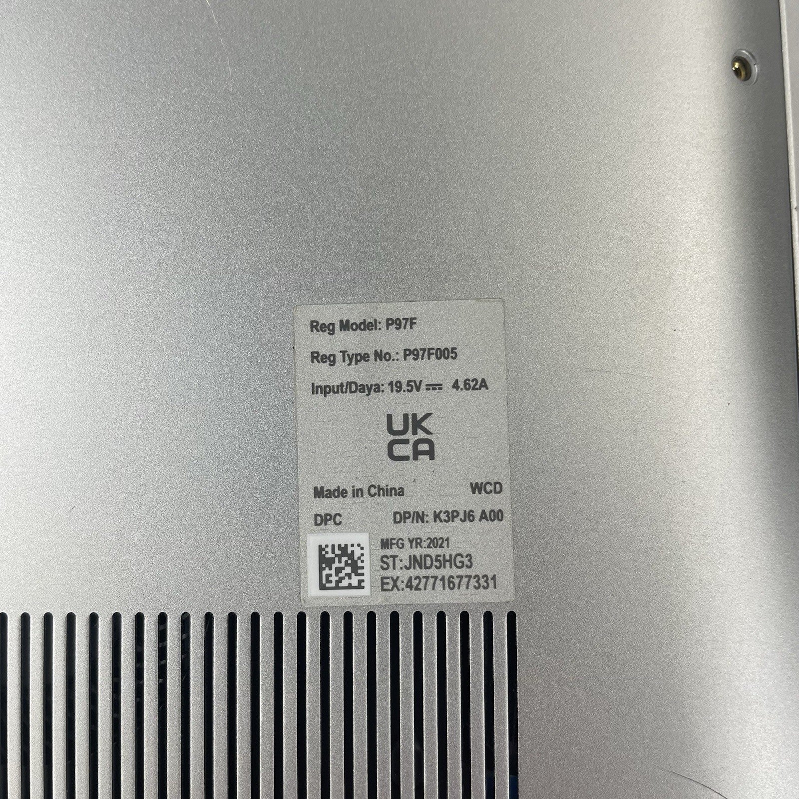 Dell Inspiron 7506 2in1 15.6" i5-1135G7 2.40 GHz 8 GB RAM No SSD/OS/AC16