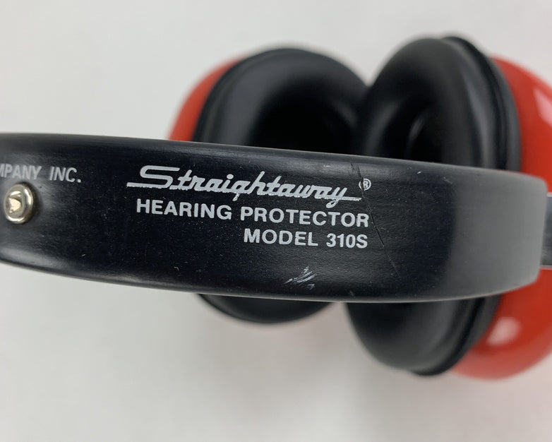 David Clark Company 310S Protective Headgear 12489G-02 Red Vintage