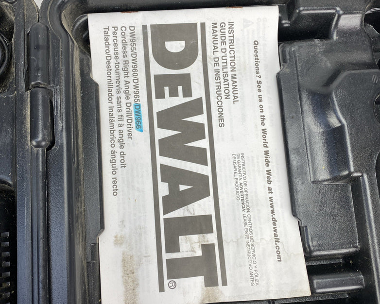 DEWalt 966 VSR Cordless Right angle Drill