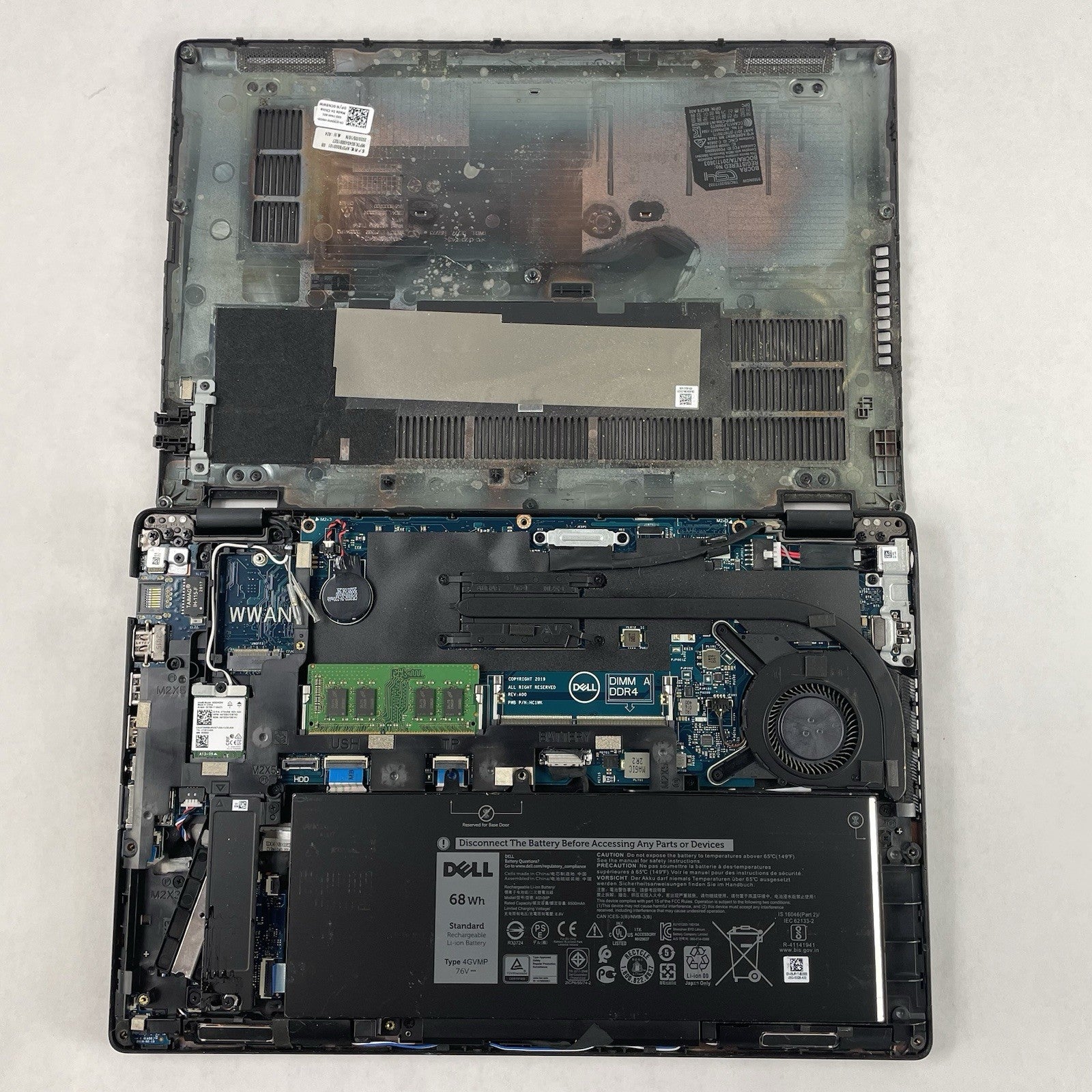 Dell Latitude 5400 14" i7-8665U 1.90 GHz 8 GB RAM No SSD/OS/AC - READ20