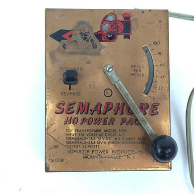 Superior Power 1295 Semaphore HO Power Pack - Parts or Repair