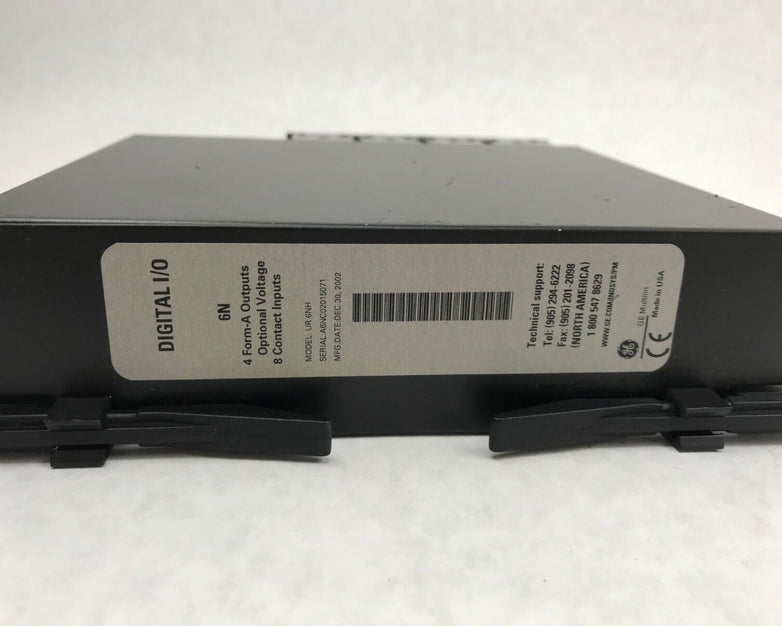 GE Multilin Digital I/O 6N UR6NH 4 Form-A Outputs 8 Digital Inputs 12A0-0006-C6
