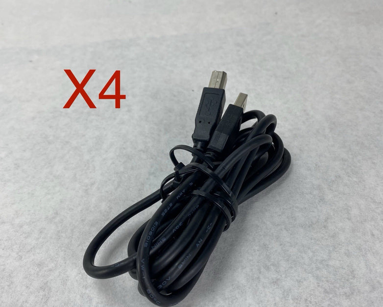 6' USB male A to Male B Printer Cable Lot of 4