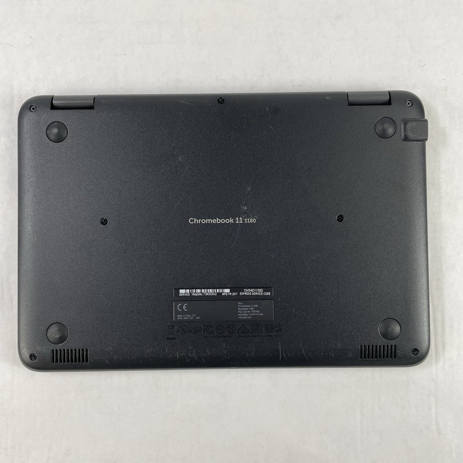 Dell Chromebook 11 3180 11.6" Celeron N3060 1.60 GHz 4GB RAM 16GB SSD No AC-READ18