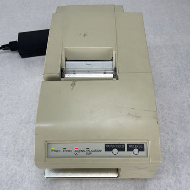 Epson M63UA TM-U375 POS Thermal Receipt Printer Power Tested