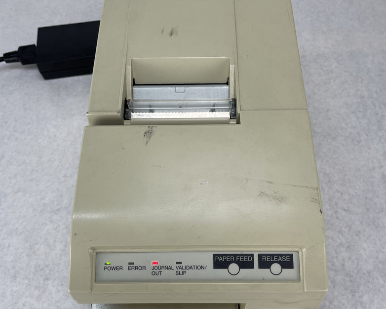 Epson M63UA TM-U375 POS Thermal Receipt Printer Power Tested
